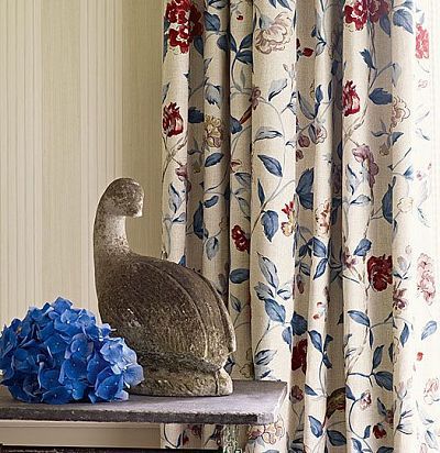 обои в акварельную полоску 212154 Sanderson - 1