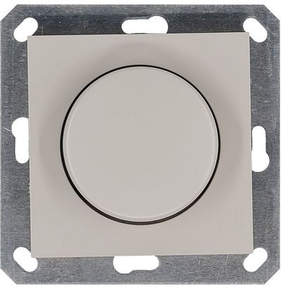 LED Диммер с накладкой 30-400W, 1gang 2way, цвет Тауп Jasmart