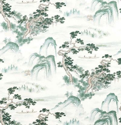 хлопковая ткань с китайскими мотивами 322724 Zoffany