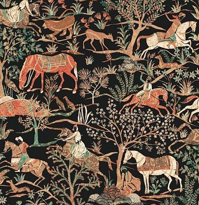 Панно восточные всадники и лошади DGSUM1022 Khroma