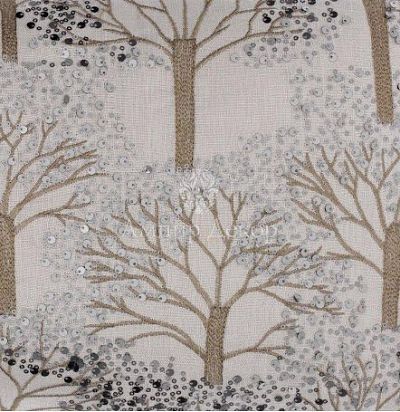 Ткань с пайетками Arionne Platinum 