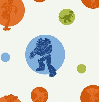 Обои белые Побег игрушек DK5827 