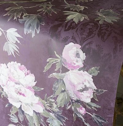 обои фиолетового цвета PDG673/04  - 2