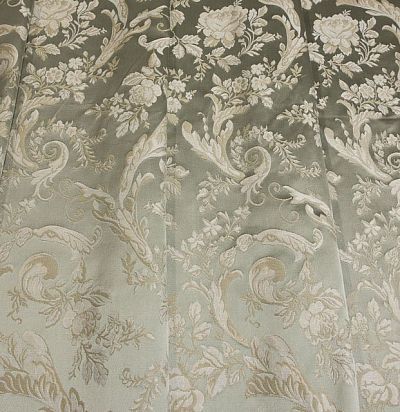 шелковая портьера с жаккардовым переплетением Lago 6218-1129/gg/414 Ampir Decor - 1