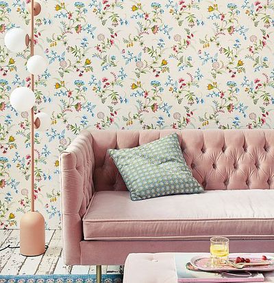 Обои с россыпью цветов 300120  - 1