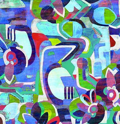 Панно с абстрактным рисунком DG3WAR1041 Khroma