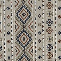 Фото: льняная ткань из англии с вышивкой FD715H46- Ампир Декор