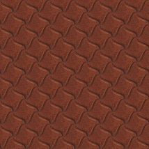 Фото: Стеганые обои коньячно-коричневые дизайн клевер 10-003-027-00- Ампир Декор