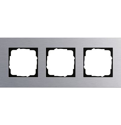 Рамка 3-постовая, алюминий Jasmart