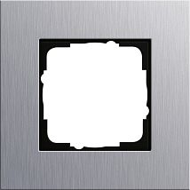 Фото: Рамка 1-постовая, алюминий- Ампир Декор