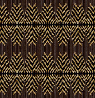 Обои текстильные с этническим рисунком INT1104 Guy Masureel