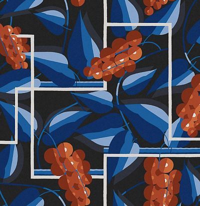 Обои со стилизованным виноградом FOL302 Khroma