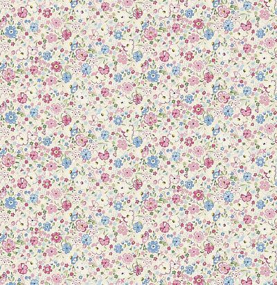 ткань из хлопка с цветами для детской 223906 Sanderson