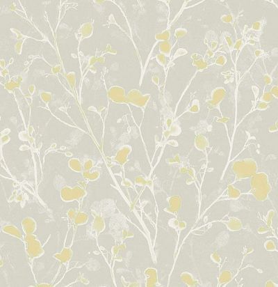 Обои современные дизайнерские ветви  деревьев с цветами LOT402 Khroma Zoom