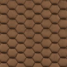 Фото: Стеганые обои  золотисто-коричневые дизайн малые соты  10-002-105-27- Ампир Декор