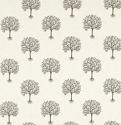 Ткань дизайнерская вышивка деревья с фруктами F1541/02 Clarke&Clarke