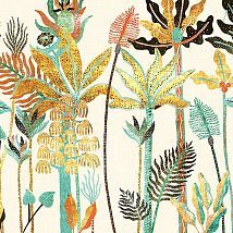 Фото: Панно крупные пальмы голубого цвета DGHAV2013- Ампир Декор