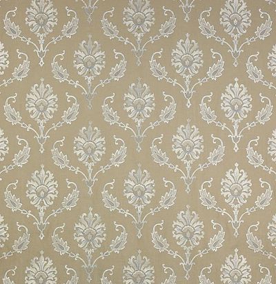 ткань с вышивкой и стилизованным дамаском F4008/02 Colefax and Fowler