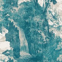 Фото: обои с бирюзовыми водопадами 228532- Ампир Декор