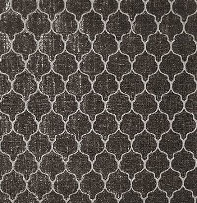 бархат темного оттенка с узором Tabriz Liquorice 