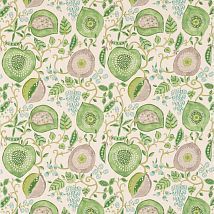 Фото: Английский лен 225358 Peas & Pods Leaf Green/Ivory- Ампир Декор