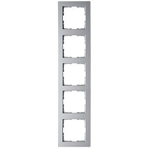 Фото: Рамка G-Classic  5-постовая, цвет Алюминий- Ампир Декор