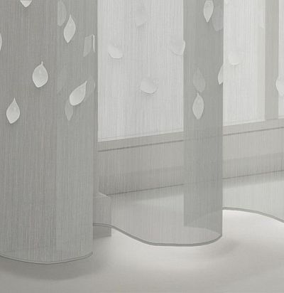 тюль дизайн современный с утяжелителем 3508-191 ADO - 1