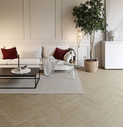 24012 Паркетная доска ясень Herringbone Elegant Sandstone ESTA Parket - 1