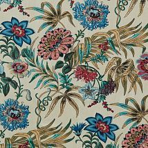 Фото: ткань современная дизайн растительный, крупные цветы 44174-377- Ампир Декор