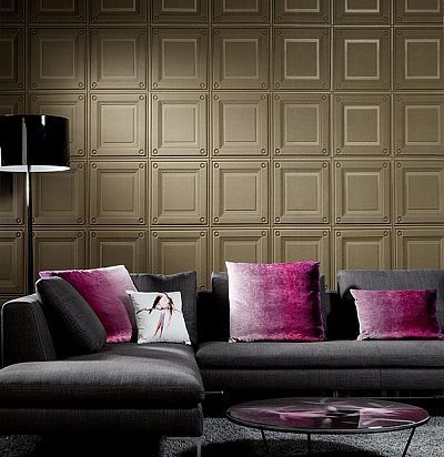 Коричневые рельефные 3D-обои 10652 ARTE - 2