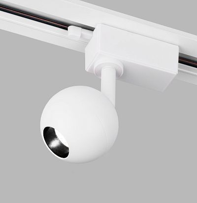 Basic System Трековый поворотный светильник Ball Белый 8W 4200K однофазный LTB76 Elektrostandard Pro