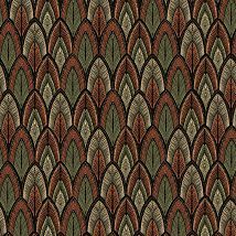 Фото: Обои рулонные узор из перьев птиц SUM405- Ампир Декор