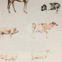 Фото: портьерная английская ткань Farmyard Linen- Ампир Декор