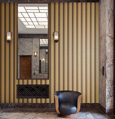 Обои в 3D полоску FOL405 Khroma - 1