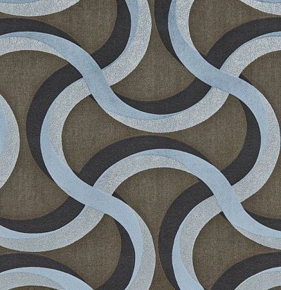 ткань современная плотная бархатная с крупным узором 15475-856 Zimmer+Rohde