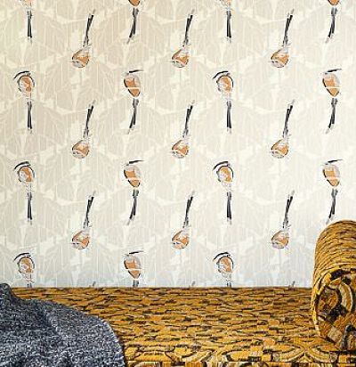 Обои со стилизованными птичками FOL605 Khroma - 1