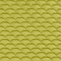 Фото: Стеганые обои золотисто-зеленые дизайн Ардеко горизонтальный 20-025-133-20- Ампир Декор