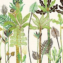 Фото: Панно крупные пальмы зеленого цвета DGHAV2023- Ампир Декор