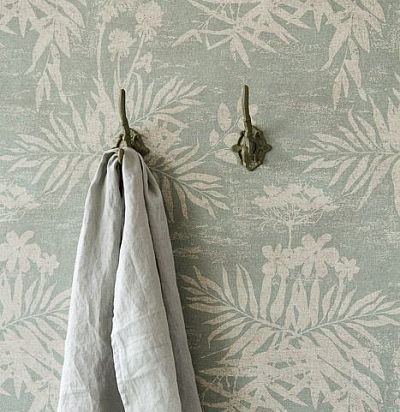 обои бледно-зеленые 379032  - 1