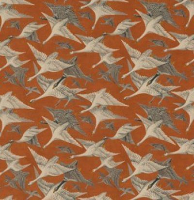 Бархат из Англии FD288T30 Wild Geese Velvet Goose Spice Mulberry