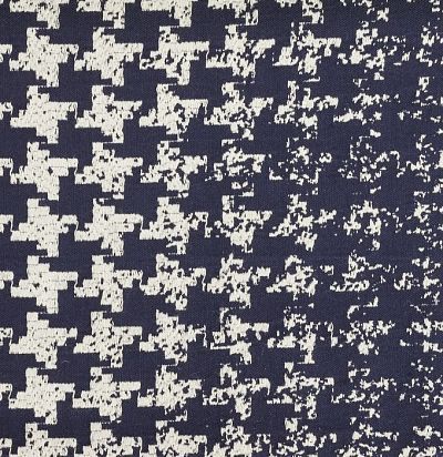 Ткань портьерная жаккард гусиная лапка 1256411 Ampir Decor