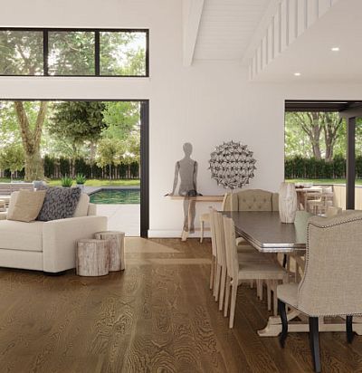 21077 Паркетная доска ясень Elegant Walnut Color ESTA Parket - 1