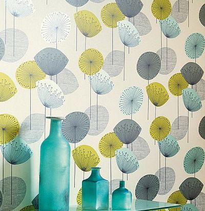 бумажные обои в стиле 50х DOPWDA104 Sanderson - 1