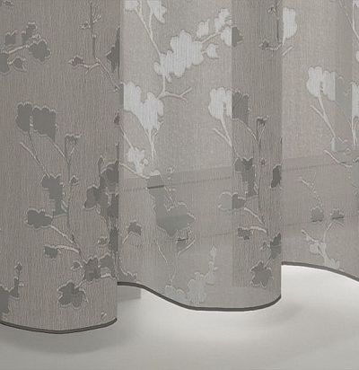 ткань однотонная с прозрачным узором 3444-394 ADO - 1