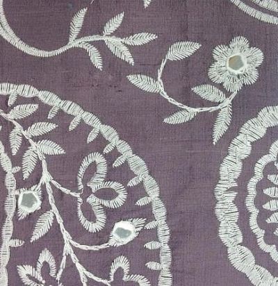 Шелк с вышивкой Pritika Fig 