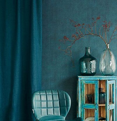 обои насыщенно-синие 372540  - 2