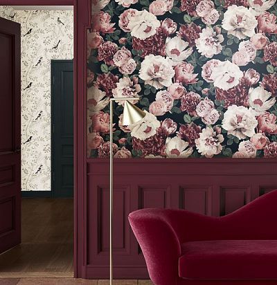 Обои с крупными пионами KEN001 Khroma - 1