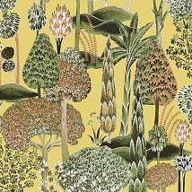 Фото: Обои рулонные тропические деревья SUM003- Ампир Декор