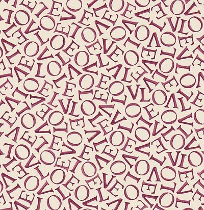 портьерная ткань из хлопка с принтом love 223440 Sanderson