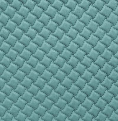 Стеганые обои  голубовато-зеленые дизайн клевер 10-003-116-27 